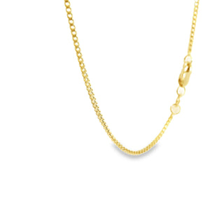 Solid Cuban Link Chain 1.5 MM 20"