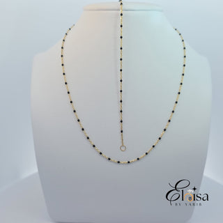 14Kt Black Enamel Set