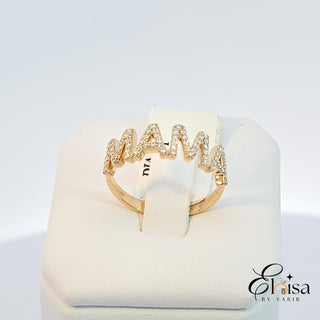 14Kt Mama Diamond Ring