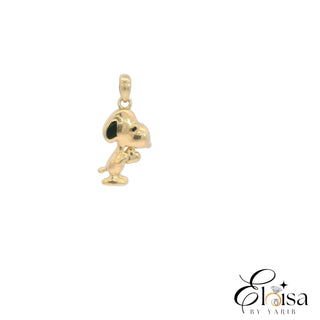 14K Solid Snoope Dog Pendant