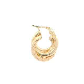 Mini Double Hoops Earrings 15MM