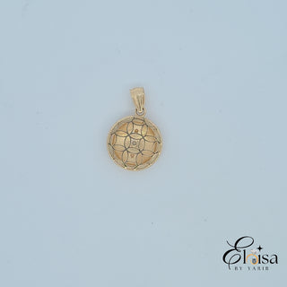 14Kt CC with Cubic Zirconia Pendant