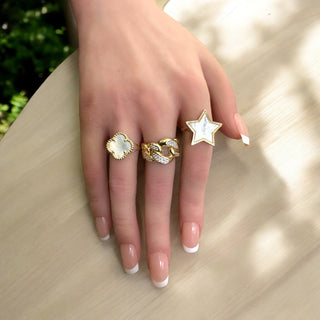 Fancy Big Star Ring