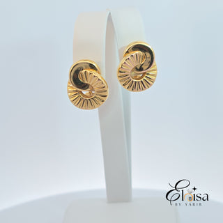 14Kt Tu y Yo Omega Earring