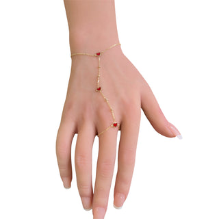 14Kt Heart Clon Bracelet