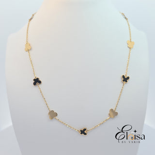 14Kt Butterfly Necklace