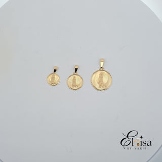 14Kt San Lazaro Medal pPendant
