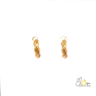 Italian Hoops Omega Earring