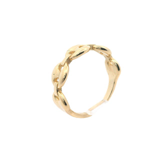 14Kt Fancy GG Link Ring