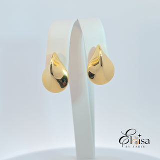 14Kt Fashion Omega Earring