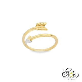 Elegant Gold Arrow Ring