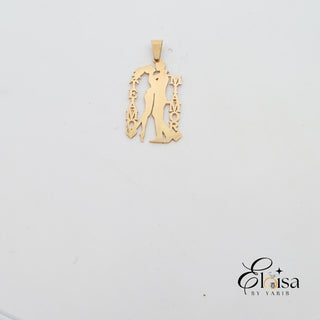 14Kt Couples Te Amo Pendant