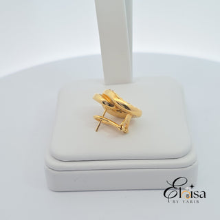 14Kt Tu y Yo Omega Earring
