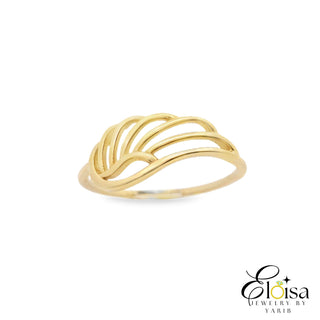 14Kt Filigree Wing Ring