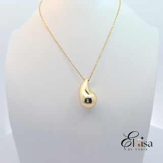 14Kt Drop Necklace - Large