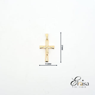 14Kt Elegant Cross Pendant