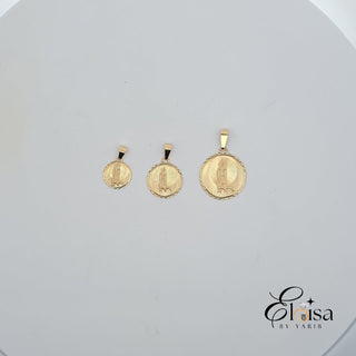 14Kt San Lazaro Medal pPendant