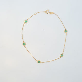 18Kt Emerald by The Yard Bracelet