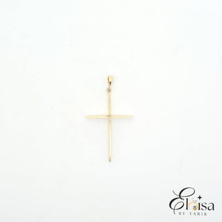 14Kt Square Ultra Fine Cross Pendant
