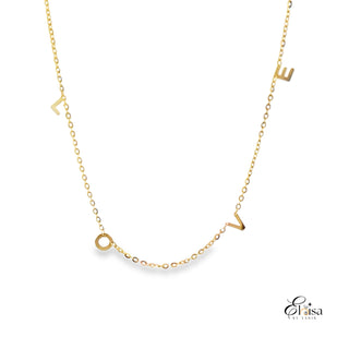 14Kt Love Letter Necklace