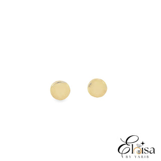 High Polish Circle 5.5 mm Stud Earrings