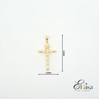 Medium Tube Cross Pendant