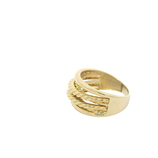 Rope Gold Band Ring