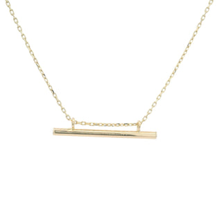 14Kt Horizontal  Bar Necklace