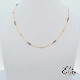 18K Black Diamond by the Yard Necklace