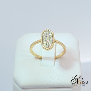 14Kt Fancy Shape Diamond Ring