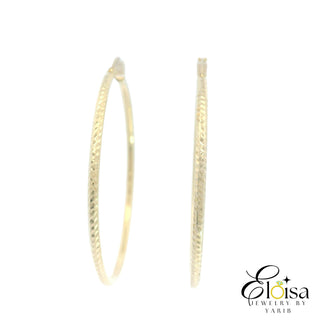 Fancy Classic Hoops Earrings 45 MM