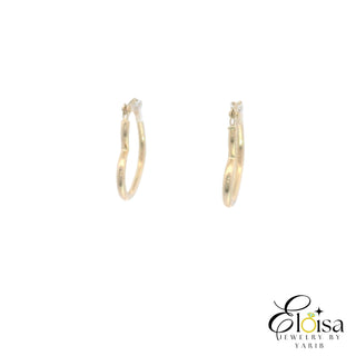 Cute Heart Shape Hoops Earrings 15MM