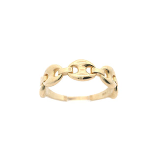 14Kt Fancy GG Link Ring
