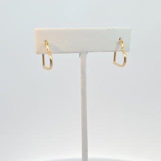 Cute Heart Shape Hoops Earrings 15MM