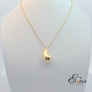 14Kt Drop Necklace - Medium