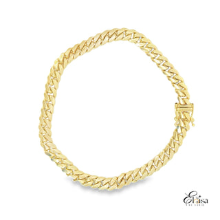 Solid Cuban Link Bracelet 6 MM 8.25"