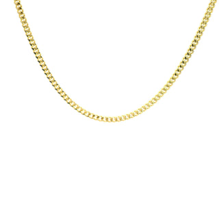 14Kt Solid Cuban Link Chain 1.5 MM 20"