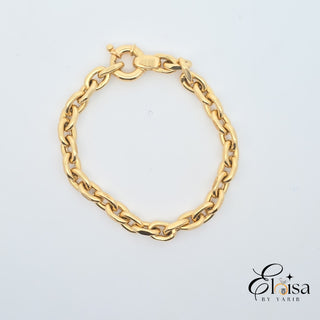 14Kt Beautiful Open Link Bracelet Solid