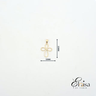 14Kt Small Loop Style Cross Pendant