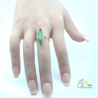 Green Almond Ring