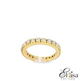 14K Eternity Diamond Ring