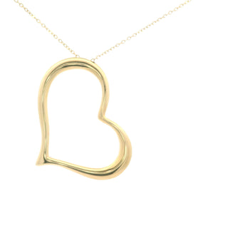 Italian Open Heart Necklace